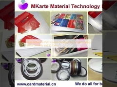 PVC-gecoate overlappingsfilm met hoge hechting voor het lamineren van sociale zekerheidskaarten en IC-kaarten