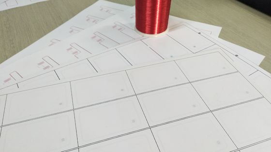 PVC RFID Smart Card Inlay / Prelam Sheets Voor de productie van RFID-kaarten A4 IC Fudad F08 chip