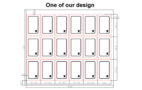 PVC RFID Card Inlay / Prelam Sheet Met ID TK4168/IC F08 Chip Voor Smart RFID Card Productie