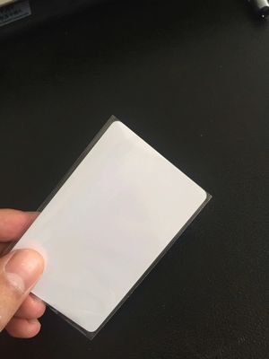Pvc inkjet afdrukbare witte blanco kaart Cr 80 0,3 mm 0,4 mm 0,76 mm Dikte