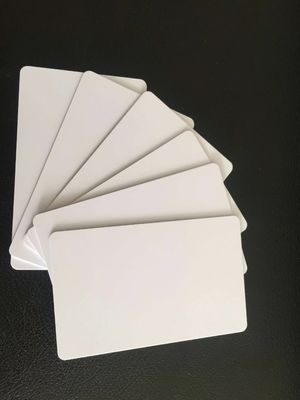 Pvc inkjet afdrukbare witte blanco kaart Cr 80 0,3 mm 0,4 mm 0,76 mm Dikte