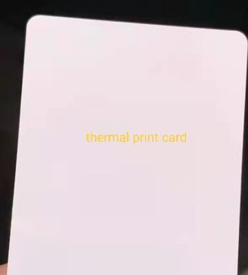 Thermisch afdrukbaar Pvc-blankschild Cr80 54*85,6 mm Voor kaartproductie