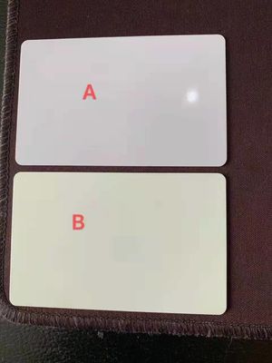 Thermisch afdrukbaar Pvc-blankschild Cr80 54*85,6 mm Voor kaartproductie