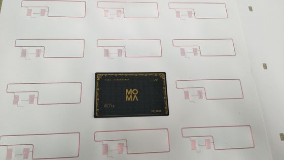 5x5 Pvc Rfid Inlay / Prelam Sheets Voor Rfid Cards Productie F1108 TK4168 Chip