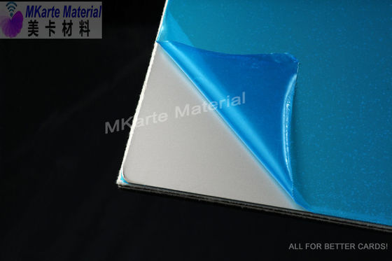 0.8mm Plastic Card Materials Glanse / Matte Steel Card Lamination Plate