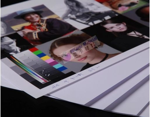 0.12mm-0.35mm Recycled PVC Inkjet Sheet Offset Printing Wit Digitaal Afdrukbaar PVC Bankkaartmateriaal