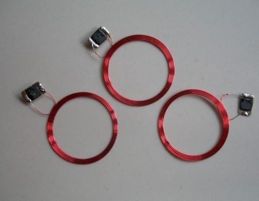 0.1mm Diameter Rood of Zilver RFID Inlay zelfklevende kaart Antenne Koperdraad MACW-1