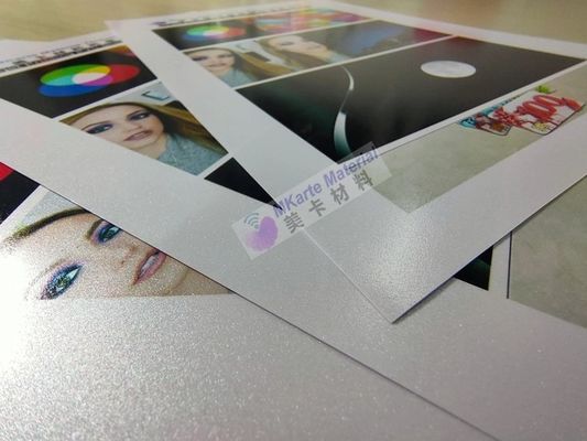 0.15mm-0.40mm PVC inkjetplaat Offsetprinting Wit digitaal afdrukbaar PVC bankkaartmateriaal