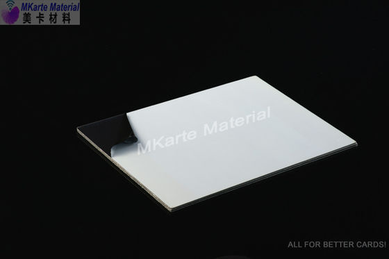 A3+Size Card Lamination Steel Plate Glossy Matte Silk Pattern Finish Voor de productie van plastic kaarten