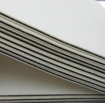 3 mm dikte Zwarte wolgevoel laminatie kussen Pad MRP-2 Voor PVC-kaart pers laminator