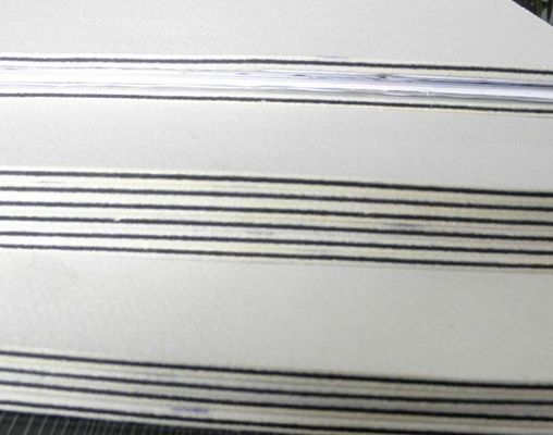 3 mm dikte Zwarte wolgevoel laminatie kussen Pad MRP-2 Voor PVC-kaart pers laminator