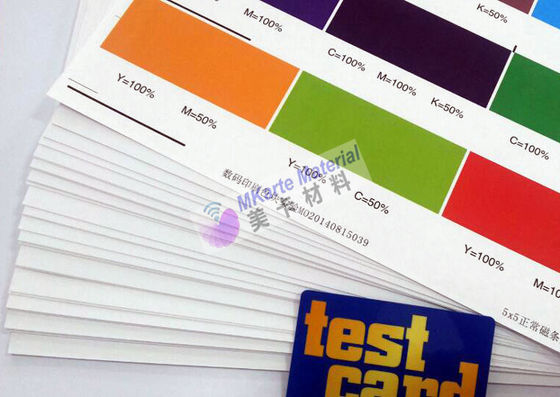 A4 A3 Afmeting 0,15-0,4 mm Witte kleur PVC-kaart afdrukplaat Voor smartcard afdrukbaar