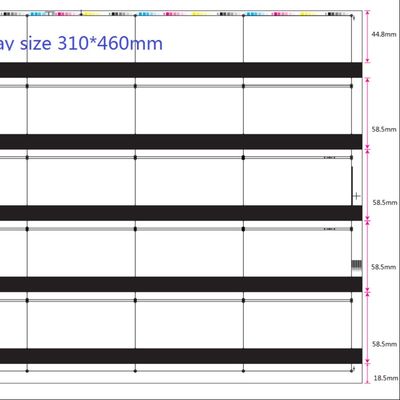 110-150C Laminatietemperatuur Hico 0,06 mm Magnetische strook bedekte overlaag voor magnetische kaarten