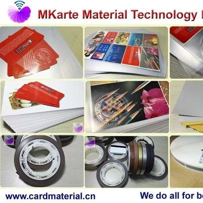 110-150C Laminatietemperatuur Hico 0,06 mm Magnetische strook bedekte overlaag voor magnetische kaarten