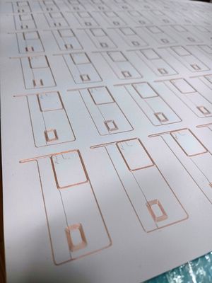 2X5 koperdraad Smart Chip materiaal voor RFID-kaart Inlay Prelam PVC-kaartmaterialen