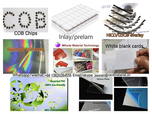 Vierkantheid ≤1 mm/m PVC-plastiekkaart HP Indigo Digitaal afdrukken met goede slagvastheid