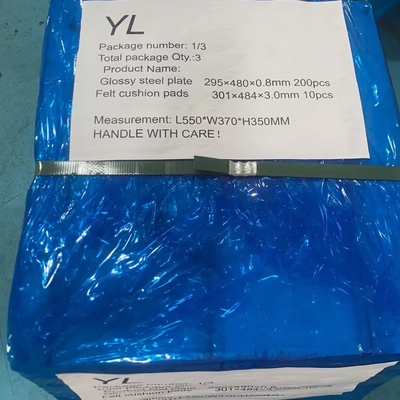 Wollen vilt gelamineerde kussenpad van plastic kaart laminering voor hittebestendigheid tot 200C