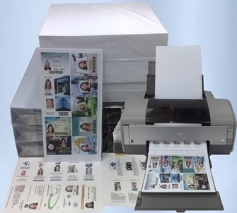 Dubbelzijdige Inkjet PVC Kaartvel voor Epson en Canon Inkjet Printer Maat Tolerantie /-0.5mm MIP-DS-W