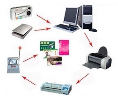 PVC en PET niet-gelamineerde plaat met hittebestendigheid 130°C - 160°C voor laser- en inkjetdrukken voor de kartonindustrie