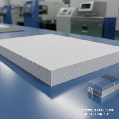 0.30 mm dikte Offset afdrukbaar PVC-kernblad voor bankkaartproductie