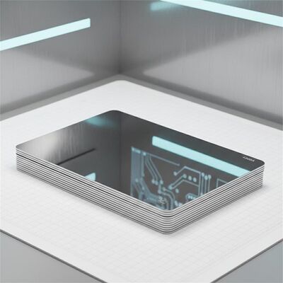 0.4-1.0 mm Dikte roestvrij staal 430BA gelamineerde stalen plaat met glanzende afwerking aan beide zijden voor smartcardproductie