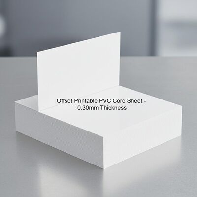 0.30 mm dikte Offset afdrukbaar PVC-kernblad voor bankkaartproductie