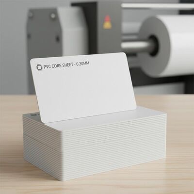 0.30 mm dikte Offset afdrukbaar PVC-kernblad voor bankkaartproductie