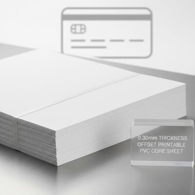 0.30 mm dikte Offset afdrukbaar PVC-kernblad voor bankkaartproductie