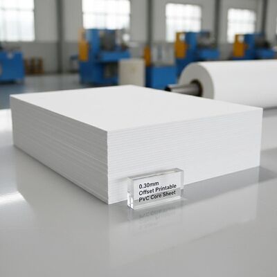 0.30 mm dikte Offset afdrukbaar PVC-kernblad voor bankkaartproductie