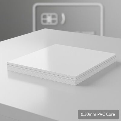 0.30 mm dikte Offset afdrukbaar PVC-kernblad voor bankkaartproductie