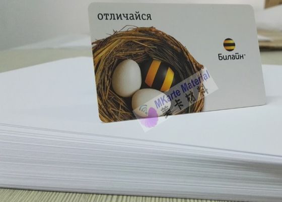 De dubbele Zijbladen Uitstekende Inkt van Pvc van Inkjet Adhesie van de de Voor het drukken geschikte voor Plastic Smart Card