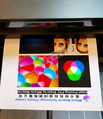 Zilveren de Bladena4 A3 Grootte van pvc van Inkjet Voor het drukken geschikte met Uitstekende Inktadhesie