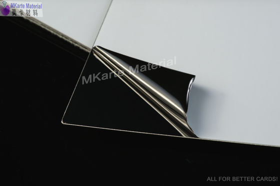 0.6mm/0.8mm Platen van het de Kaart de Materiële ultra Glanzende die Roestvrije staal van Diktepvc voor pvc-kaartlaminering worden gebruikt