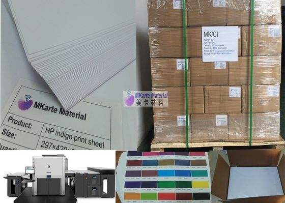 Blad 0.15mm0.40mm van Pvc van MGI Digitaal Voor het drukken geschikt Wit met Sterke het Plassen Sterkte