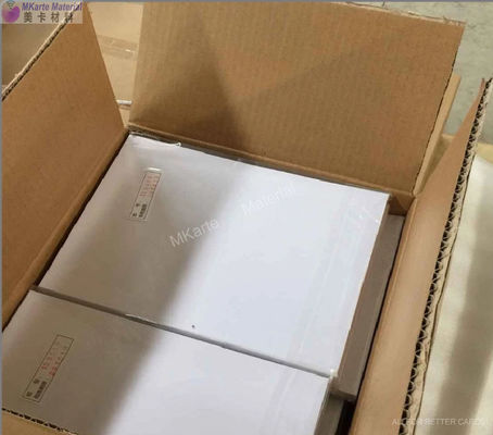 0.15mm+0.46mm+0.15mm Wit Draakpvc niet-Lamineert Inkjet-Blad mni-3