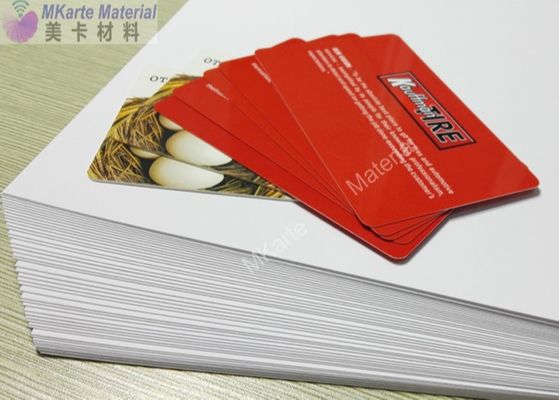 0.100.85mm Smart Card het Materiële Plastic Blad van de de Kaartkern van pvc voor Printer