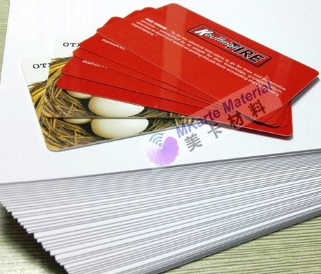 Smart Card-de Kernblad van Productiepvc Beide Kanten zonder Lijmdeklaag