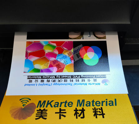 Blad van Pvc van de A4 het A3 Aangepaste Grootte Gouden met Mooie Gouden Kleurenoppervlakte
