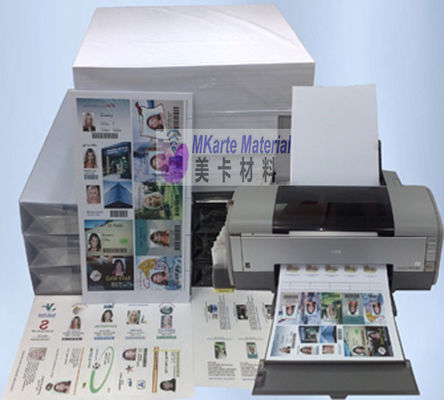 0.15mm0.33mm Bladen de Perfecte Kleur van pvc van Dikteinkjet Terugkeer van de de Voor het drukken geschikte