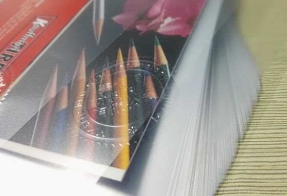 Hoog - die Beëindigenpvc bedekte Film met een laag voor Financiële Betaalpaslaminering wordt ontworpen