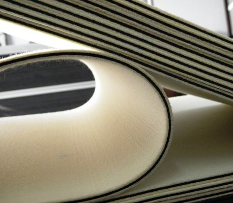 A4 3mm het Witte Gelamineerde Materiaal van het Stootkussen Wollen Gevoelde Kussen voor RFID-Kaartlaminering