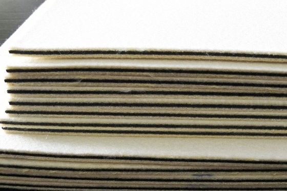 Wollen Gevoeld Kussen Gelamineerd Stootkussen 80 N/Mm-Adhesie voor Heet Persproces