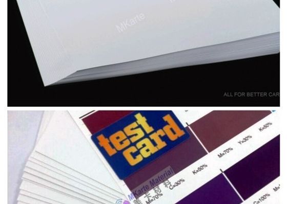 Het tweezijdige Voor het drukken geschikte A4-Blad van Pvc met de Hoge Restauratie van de Graadkleur
