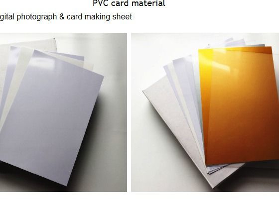 Het onmiddellijke pvc-van het de Lamineringsblad van de Draakkaart Blad van pvc van Inkjet niet in A4-Grootte