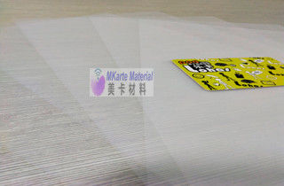 Het transparante Niet beklede Plastic Blad van Bekledingspc voor Normale PC-Kaartproductie
