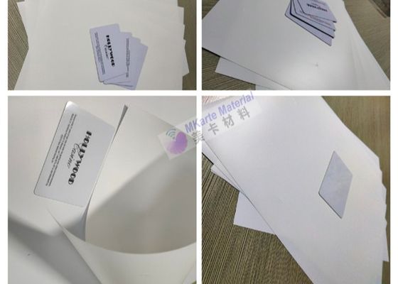 Smart Card-Blad van Lichaams het Materiële Witte Petg met Hoge Chemische Stabiliteit