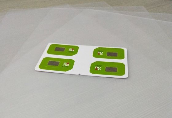 Milieuvriendelijke pvc-Kaart Materiële PETG Met een laag bedekte Bekleding met Lange Levensduur