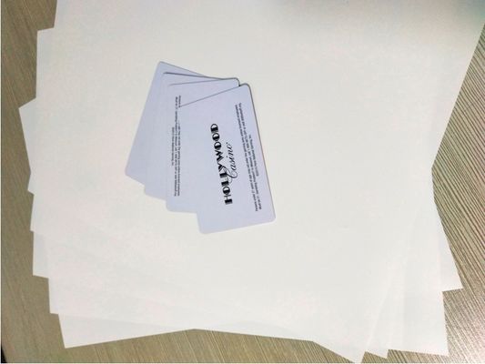 Het witte Plastic PETG-Blad van de Kaartkern voor het Lichaamsproductie van PETG Smart Card