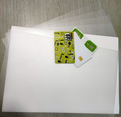 Het witte Plastic PETG-Blad van de Kaartkern voor het Lichaamsproductie van PETG Smart Card