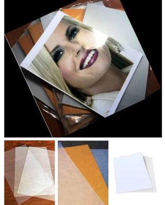 Niet het Lamineren 0.58mm Inkjet het Blad van pvc met 2 Drukbladen plus 1 Middenkernblad